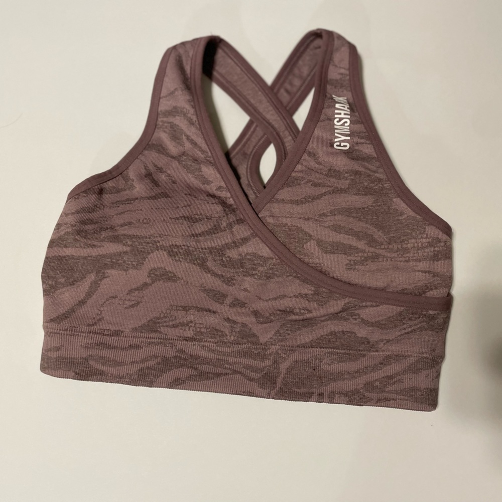Gymshark Adapt Seamless Camo Sports Bra Small